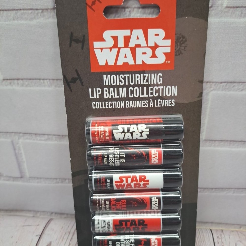 Rare Star Wars 6pc Lip Balm Collection‎ Assorted Flavor Moisturizing